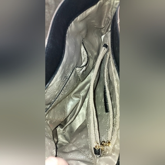 Foxer Shoulder Bag Large Leather Tote Purse Handbag Frost with Gold - Picture 5 of 5